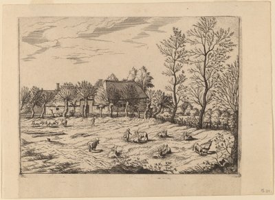 Ferme - Johannes and Lucas van Doetechum after Master of the Small Landscapes