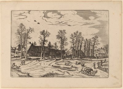 Fermes - Johannes and Lucas van Doetechum after Master of the Small Landscapes