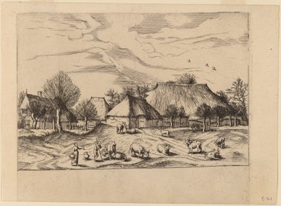 Fermes - Johannes and Lucas van Doetechum after Master of the Small Landscapes