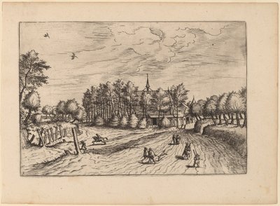 Ferme - Johannes van Doetechum, the Elder and Lucas