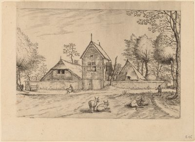 Ferme - Johannes van Doetechum, the Elder and Lucas