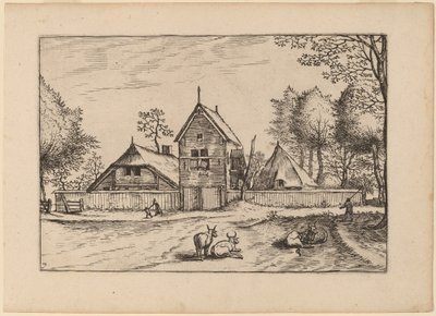 Ferme - Johannes van Doetechum, the Elder and Lucas