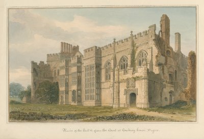 Sussex - Maison de Cowdray - John Chessell Buckler