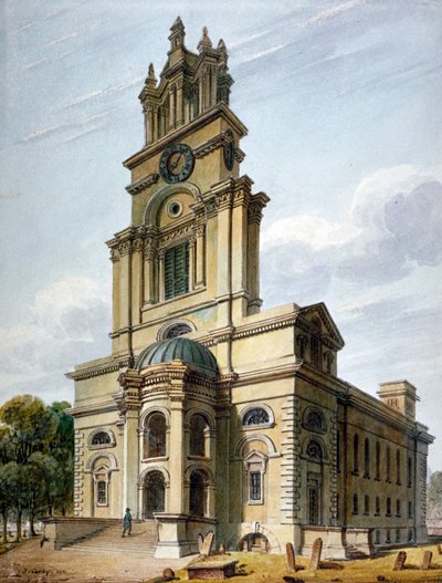 Église de Sainte-Anne, Limehouse, Londres, 1811 - John Coney