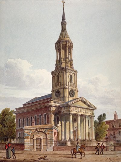 Église Saint-Léonard, Shoreditch, Londres, 1811 - John Coney