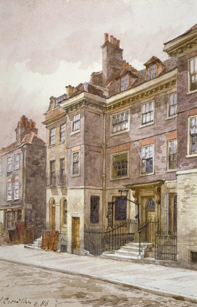 Vue de Mansell Street, Londres, 1886 - John Crowther