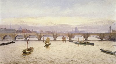 Pont de Waterloo, Londres, 1888 - John Crowther