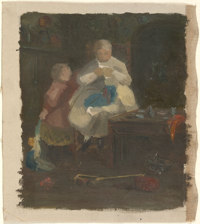 Femme et enfant - John Ferguson Weir