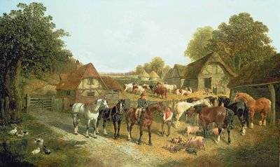 Une ferme anglaise - John Frederick Herring Senior