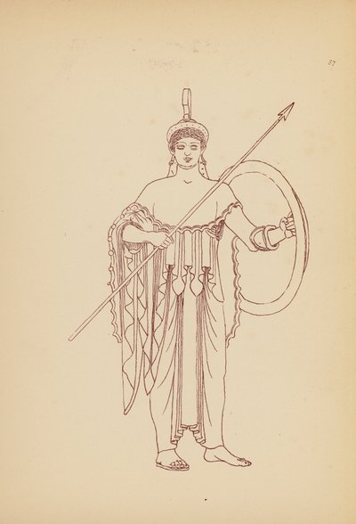 Costume féminin grec ancien - John Moyr Smith