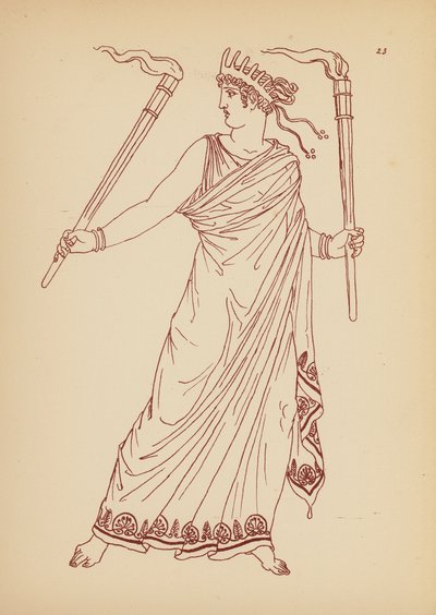 Costume féminin grec ancien - John Moyr Smith