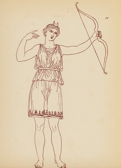 Costume féminin grec ancien - John Moyr Smith