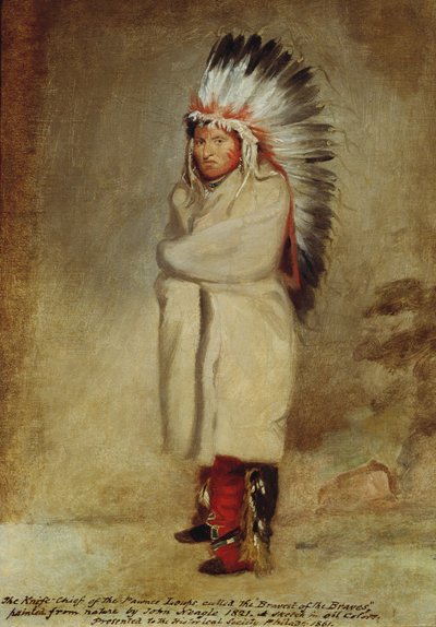 Chef Couteau des Pawnee Loups, 1821 - John Neagle