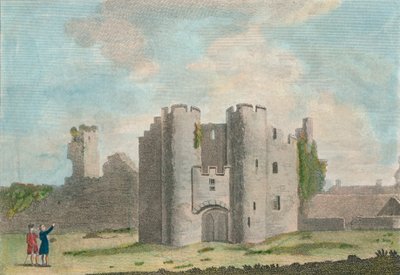 Porte du château de Pembroke, Pembrokeshire, 1785 - John Newton