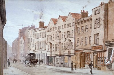 Fetter Lane, City de Londres, vers 1875 - John Phillipps Emslie