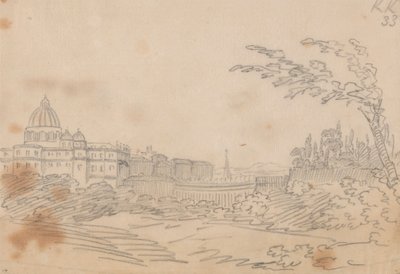 Vue du Vatican - John Robert Cozens