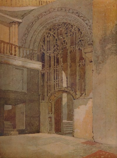 Dans la cathédrale de Norwich, 1923 - John Sell Cotman