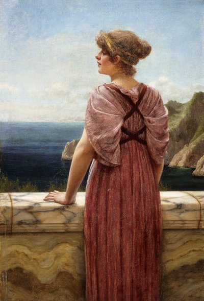 Regardant vers la mer, 1890 - John William Godward