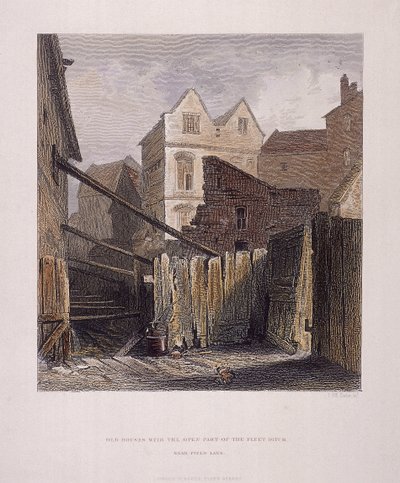 Fleet River, Londres, 1851 - John Wykeham Archer