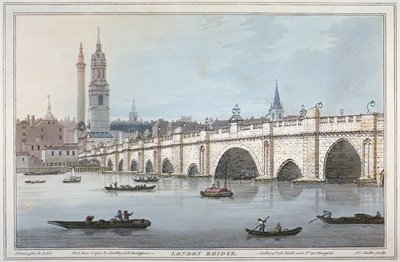 Vieux pont de Londres - Joseph Constantine Stadler