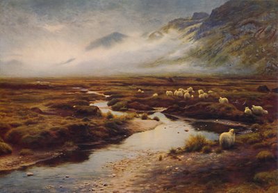 La mousse à Poolewe, vers 1912 - Joseph Farquharson