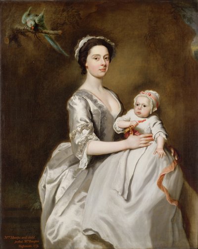 Mme Sharpe et enfant - Joseph Highmore