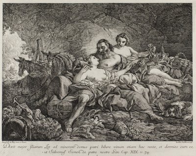 Loth et ses filles - Joseph Marie Vien