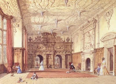 Crewe Hall, Cheshire - Joseph Nash