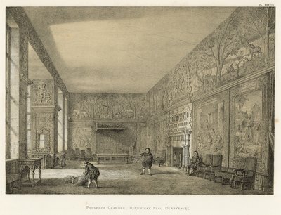 Chambre de Présence, Hardwicke Hall, Derbyshire - Joseph Nash