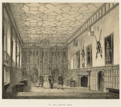 Le Hall, Knowle, Kent - Joseph Nash