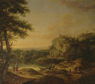 Scène de paysage - Joseph Rosa or Roos