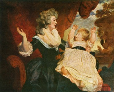 Duchesse de Devonshire et enfant, vers 1786, vers 1912 - Joshua Reynolds