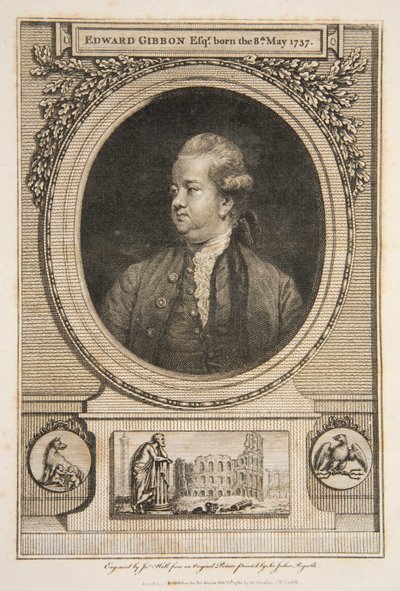 Edward Gibbon, Esq. gravure - Joshua Reynolds