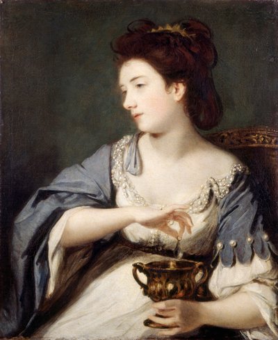 Kitty Fisher en Cléopâtre - Joshua Reynolds