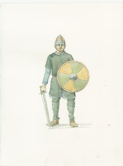 Un fyrdman saxon, vers 1066 - Judith Dobie