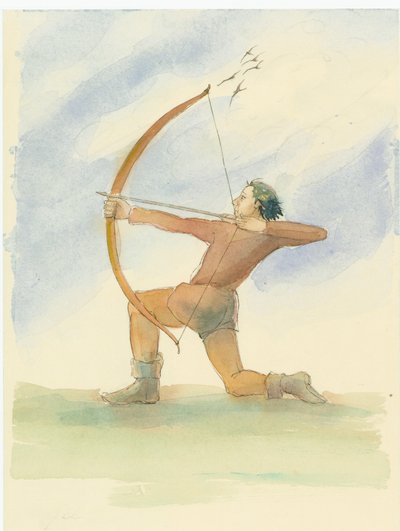 Un archer médiéval, 2004 - Judith Dobie