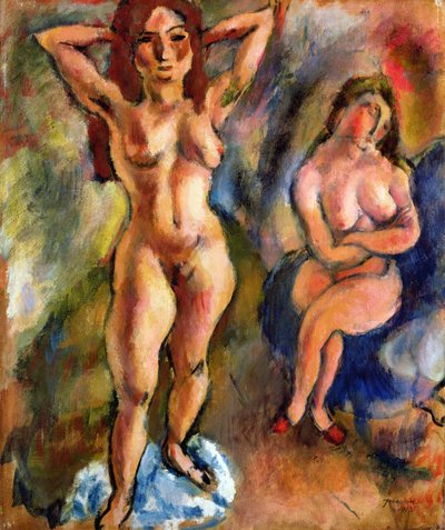 Deux nus : un debout, un assis, 1913 - Jules Pascin