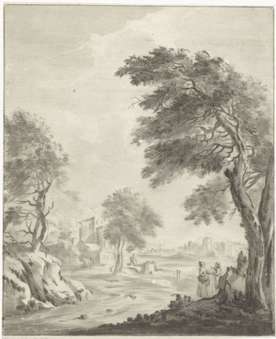 Paysage avec chemin - Jurriaan Cootwijck