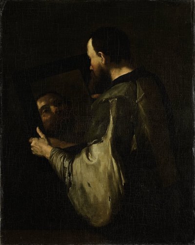 Philosophe avec miroir - Jusepe de Ribera (copy after)