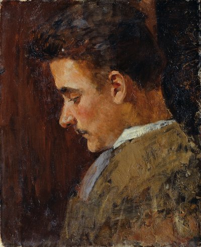 Portrait de jeunesse de Rudolf Steindl, beau-frère de l