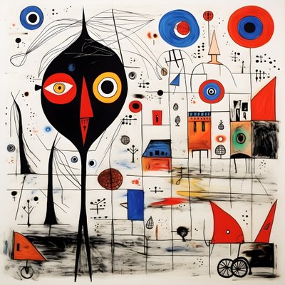 Illustrations surréalistes de Joan Miró 2 - Kurt Heppke