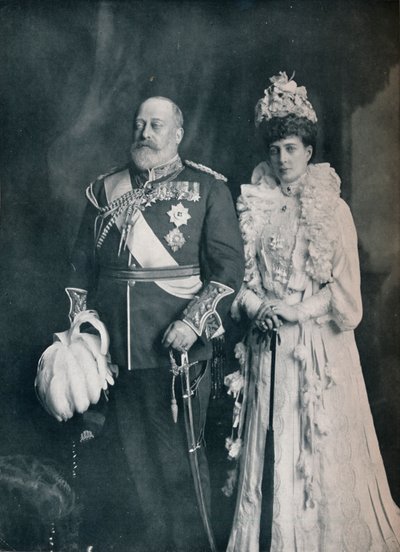 Le roi Édouard VII avec la reine Alexandra - Lafayette