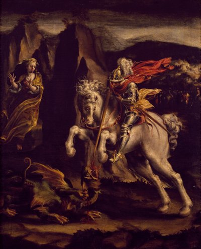 Saint Georges et le dragon - Lelio Orsi da Novellara