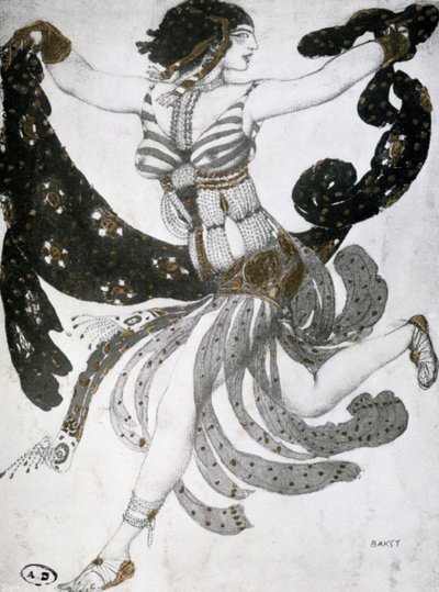 Cléopâtre, costume de ballet, 1909 - Leon Bakst