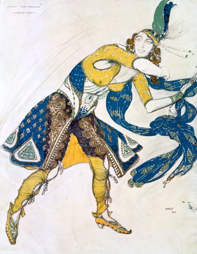 Danse indienne La Marquise de Casati, 1912 - Leon Bakst