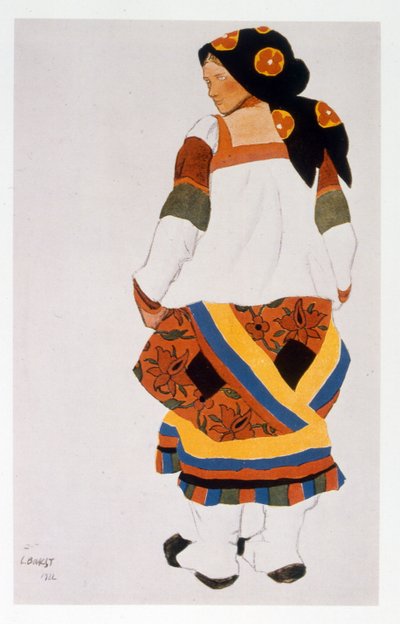 Femme paysanne - Leon Bakst