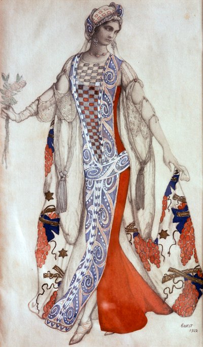 La Belle au bois dormant, costume de ballet, vers 1913 - Leon Bakst