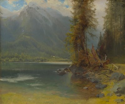 Le lac Eibsee - Leopold Rottmann