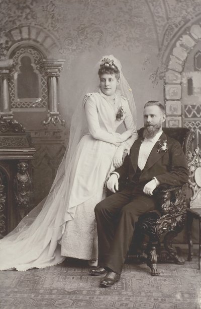 Portrait de mariage - Lewis M. Melander