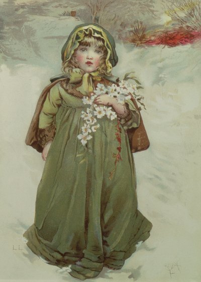 Frontispice de Christmas Roses, 1880 - Lizzie Mack